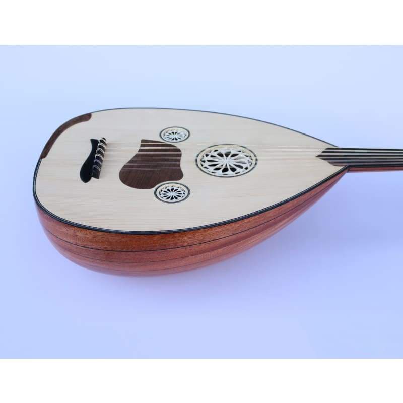 Oud turc CMO-301P en acajou avec micro par Mehmet Caymaz