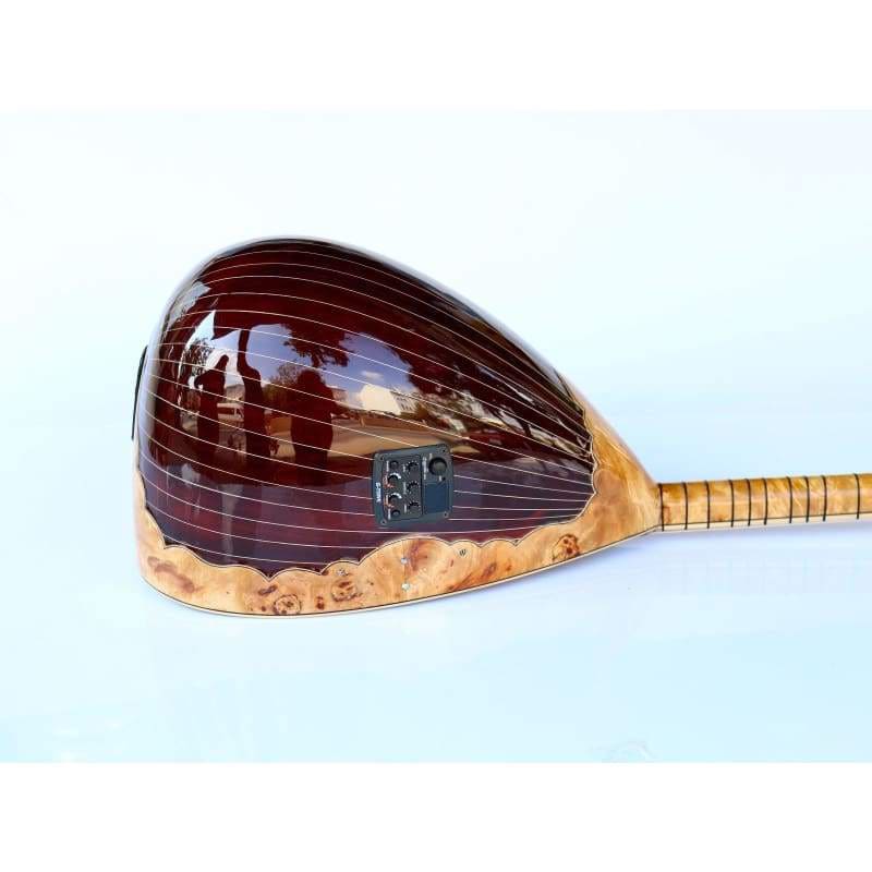 Baglama électrique long manche genévrier SES-405 fait main par Sala