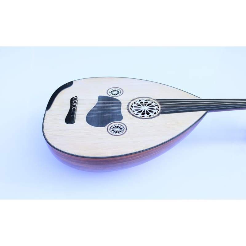 Oud turc CM-1 en ovangkol et épicéa avec pickguard ébène et rosaces en os