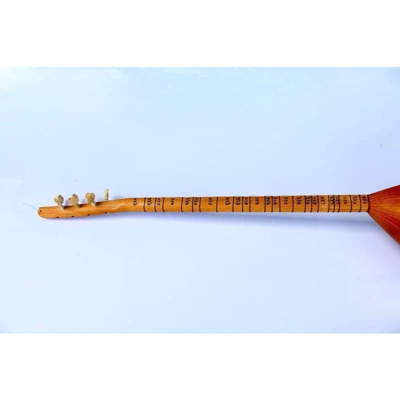 Baglama saz mástil largo ASL-112N hecho a mano con notas en el mástil