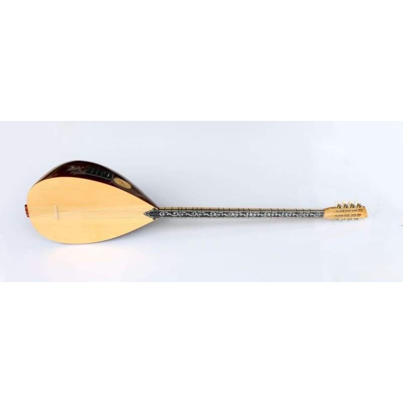 Turkish quality long neck walnut baglama saz ASL-302GEQ with equalizer by Sala Muzik