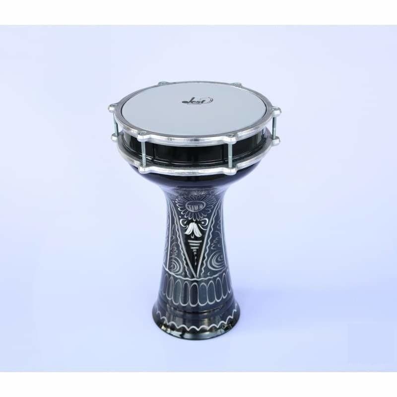 Darbouka turque DKD-222E avec corps en aluminium coulé et peau accordable