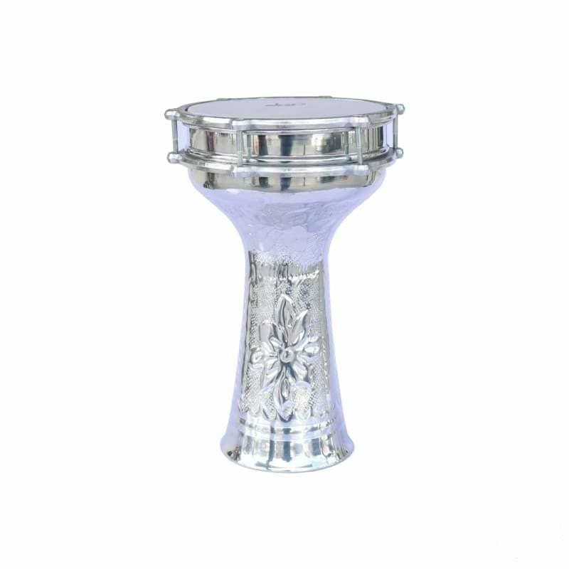 Darbouka turque solo DKD-222P par Dest Percussion avec corps en aluminium nacré