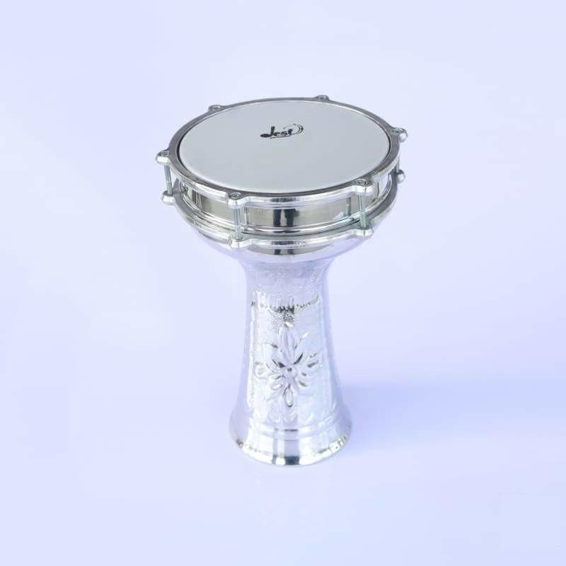 Darbouka turque DKD-222P avec corps en aluminium coulé et décor nacré